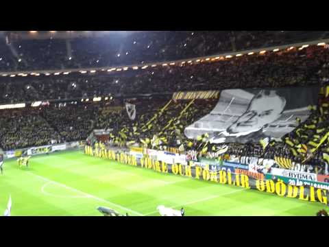 Aik supportrar sjunger- å vi e aik! friends arena