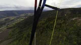 preview picture of video 'Paragliding Hvittingfoss 10 05 14'