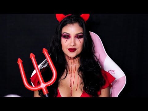 MAQUIAGEM FACIL DE DIABINHA PRO HALLOWEEN