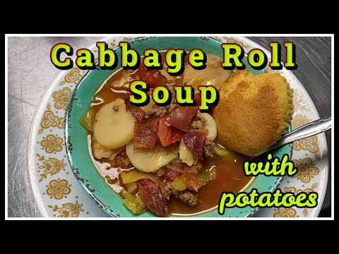 ๐งก Hearty Cabbage Roll Soup with Potatoes! Yum! ๐งก