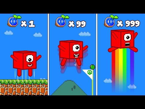 Finish The Pattern? Every Seed Makes Number 1 JUMP HIGHER in Super Mario Maze Mix Level Up | MrPink