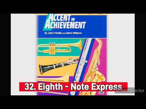 32. Eighth - Note Express II Accent on Achievement, Book 1