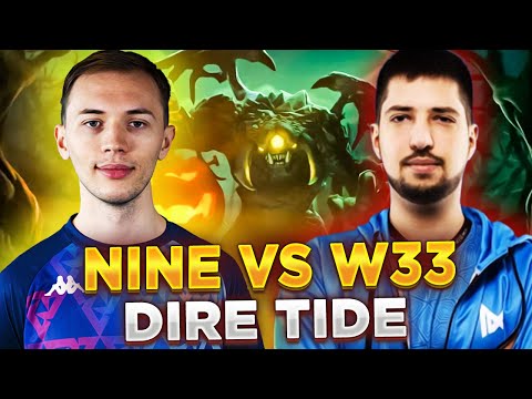 TI11 Winner Nine testing NEW Diretide 2022 Mode vs w33