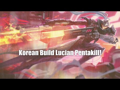 Lucian ADC BOOSTED Korean Build Penta! - League of Legends