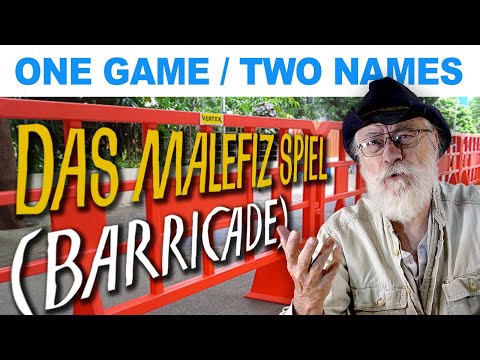 Malefiz! There's a Barricade In My GameRoom - a mid-century classic from Germany.
