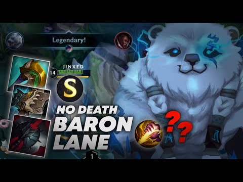 VOLIBEAR WILD RIFT : NEW BUILD BROKEN PATCH 4.3 | LEGENDSRY IS BARON LANE