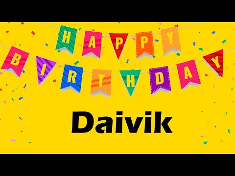 Happy Birthday to Daivik - Birthday Wish From Birthday Bash