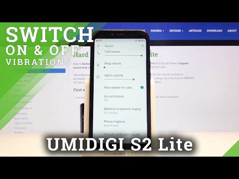 How to Operate Vibration Settings in Umidigi S2 Lite – Enable/Disable Incoming Calls Vibrations