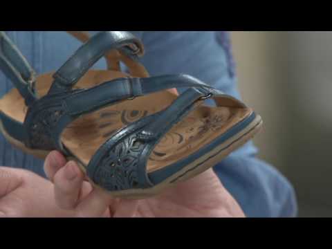 Earth Leather Multi-strap Sandals - Maui on QVC