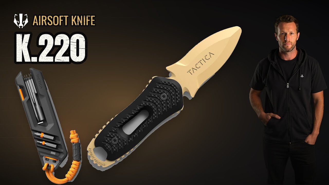 Tactica Gear K.220 Airsoft Knife and Sidekick Field Multi-Tool — Unboxing and Review