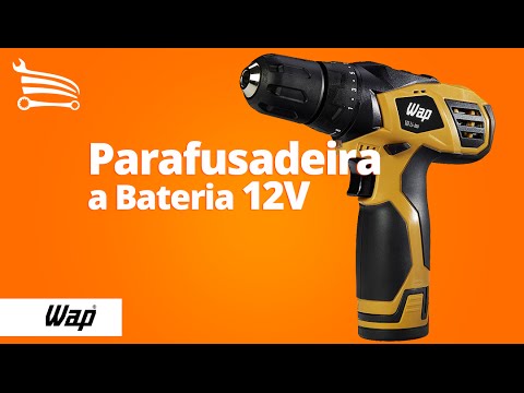 Parafusadeira / Furadeira a Bateria de Li-íon 12V Bivolt - Vídeo
