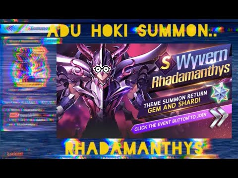 ADU HOKI Themed Summon RHADAMANTHYS - Saint Seiya Awakening