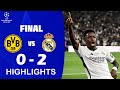 Borussia Dortmund gagen Real Madrid 0:2 Höhepunkte und Tore | UCL-FINALE 2023/24