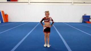 Karolyne- individual cheerleading routine - Age 8