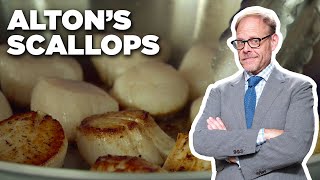 How to Perfectly Sear Scallops with Alton Brown | Good Eats | Food Network
