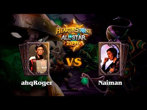 [RU] ahqRoger vs Naiman | Hearthstone ALLSTAR 2016 | Group B