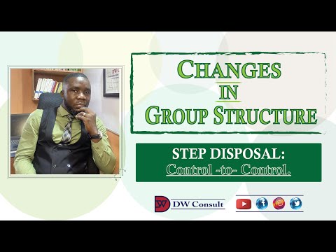 CHANGES IN GROUP STRUCTURE - CONTROL TO CONTROL