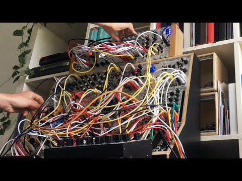 Wilco Prinsen Jam Session with Eurorack Modular Synthesizer Live Setup 13.04.2020