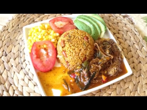 Ropa Vieja Con Arroz Con Habichuelas Al Estilo Puerto Rico