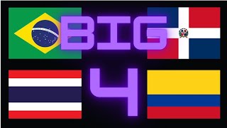 My Opinion After Visiting the BIG 4.  Thailand, Brazil, Colombia, and Dominican Republic