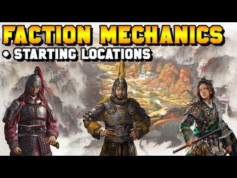 Three Kingdoms Preview! Factions Mechanics & Starting Location (Gongsun Zan, Yuan Shao, Zheng Jiang)