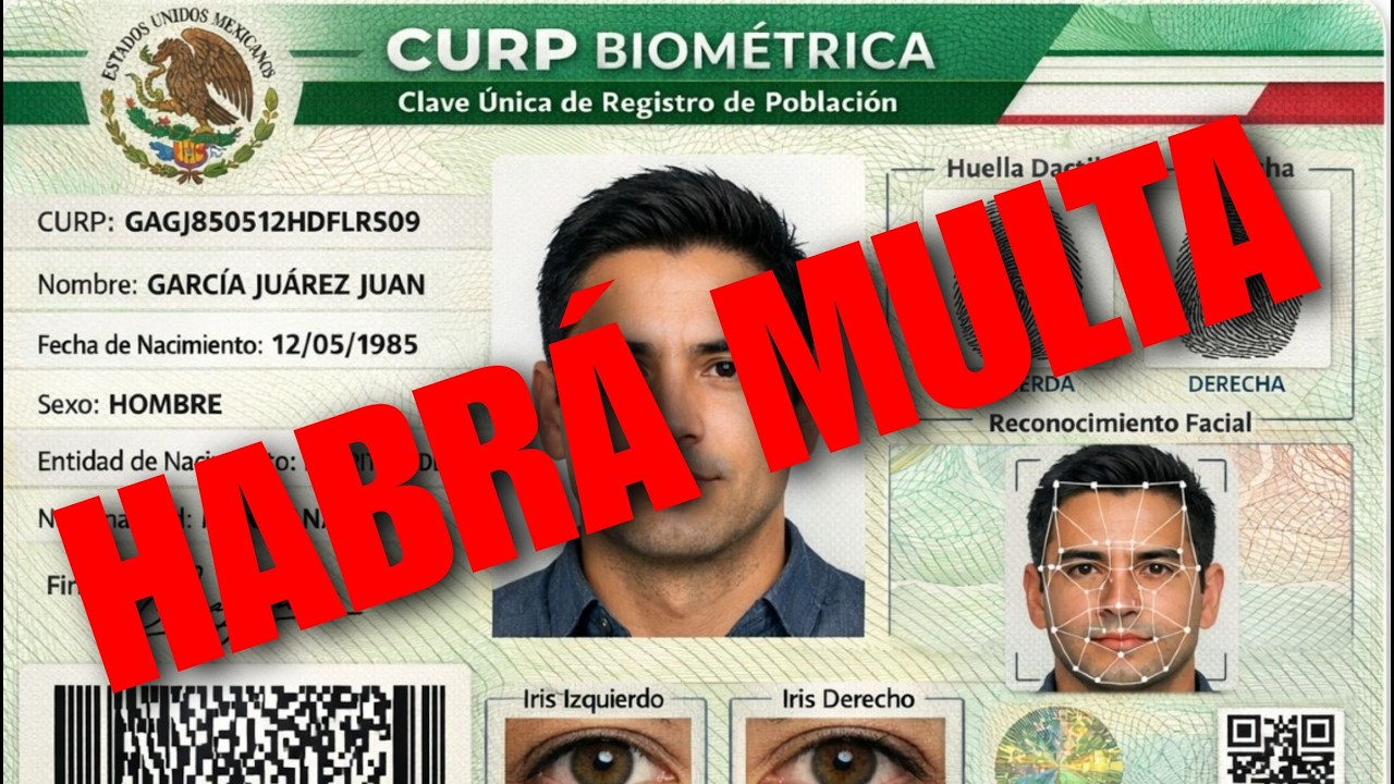 MEXICANOS qué pasará SI NO TRAMITAN LA CURP BIOMÉTRICA antes de FEBRERO del 2026