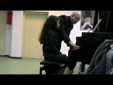 Ran Zemach gives a Piano Master Class on Chopin Mazurka and Waltz in Be'er-Sheva Conservatory.