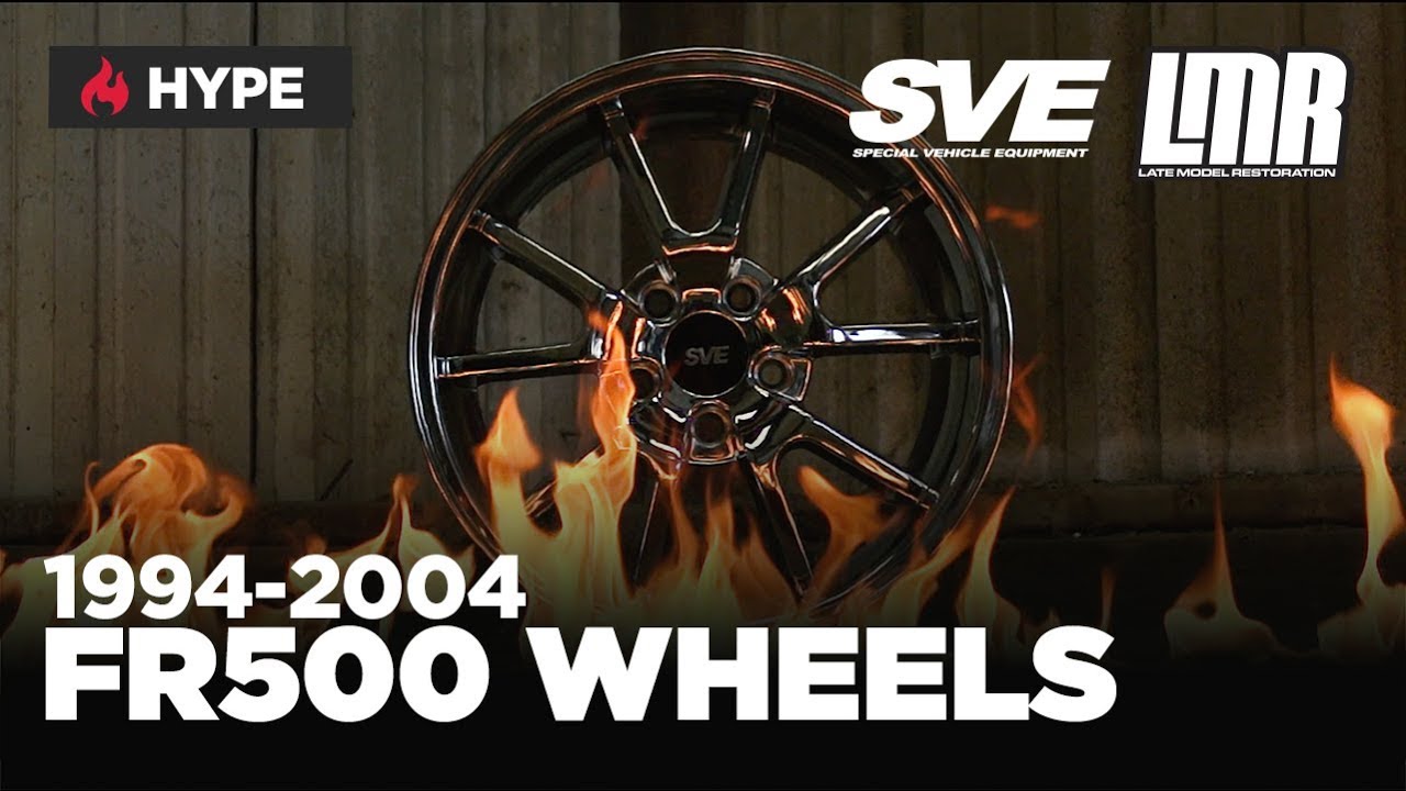 SVE Mustang FR500 Wheel & Nitto Tire Kit - 17x9/10.5 - Chrome (94-04)