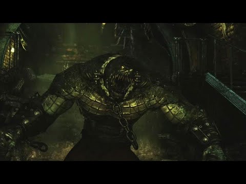 Killer Croc Scariest Boss Fight Ever/Full Boss Fight Gameplay/Batman Arkham Asylum.