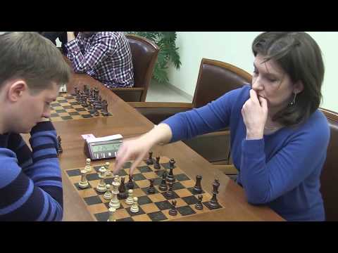 2017-02- 18 GM Papin - WGM Manakova Dvorkovich Chess Hall Handicup