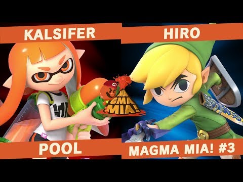 Kalsifer (Inkling) vs Hiro (Toon Link) - Pools - MAGMA MIA! #3