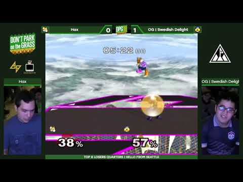 DPotG 2018: Top 8 Losers Quarters - Hax (Fox) vs. OG | Swedish Delight (Sheik)