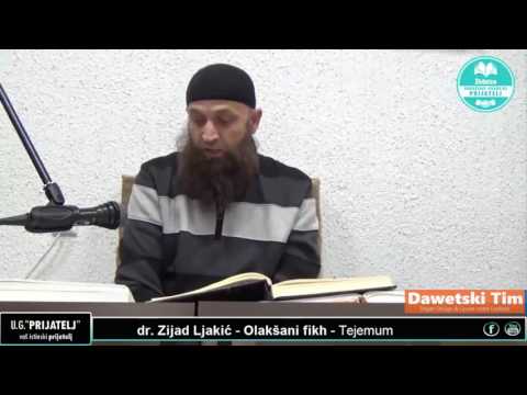 Kada uzimamo tejemum (velika hladnoća - detaljno) - Dr. Zijad Ljakić