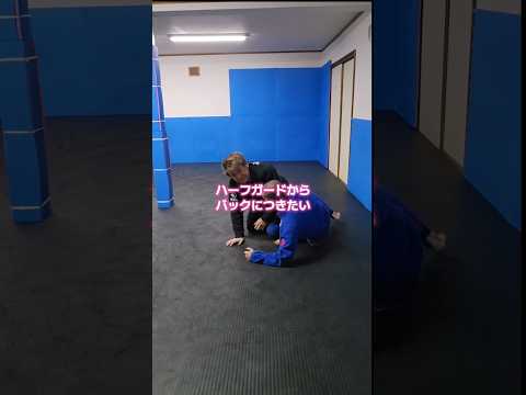 #バックテイク #ハーフガード #ブラジリアン柔術 #bjj #jiujitsu #格闘技 #北海道 #オホーツク #北見市
