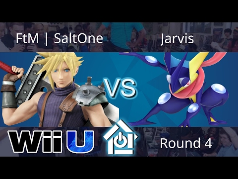 Gwinett Brawl 4/8/17  - FtM| SaltOne (Cloud) vs Jarvis (Greninja) - Smash 4 Round 4