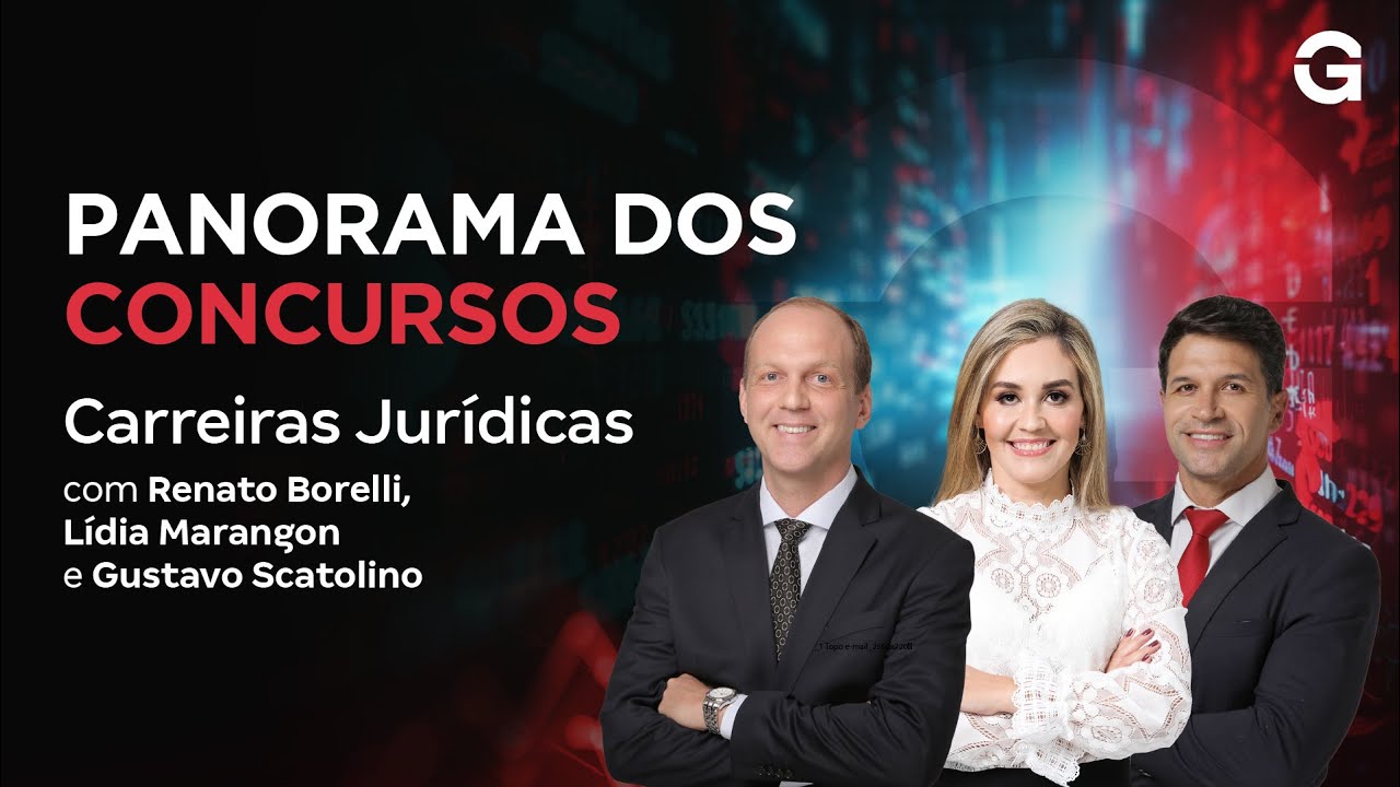 Panorama dos Concursos 2025 | Carreiras Jurídicas: +200 vagas e Salários de até R$ 35,8 mil