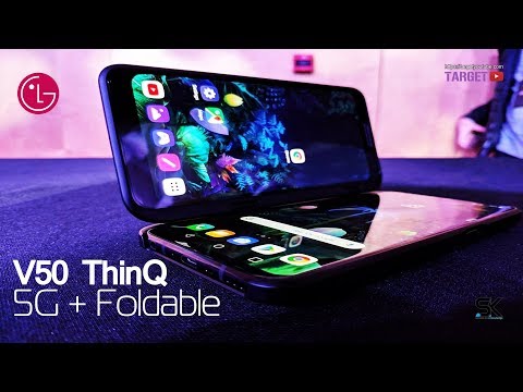 LG V50 ThinQ 5G Foldable Phone - First Look and Review