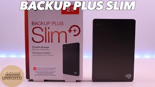 Video thumbnail for Seagate Backup Plus Slim - Portable USB Storage Drive by Brian Unboxed