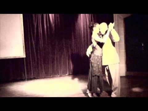  Alessia Lyndin  and  Thierry Le Cocq  are  dancing  to  the  tango  "  El Recodo  "