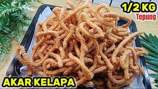 Download lagu RESEP KUE AKAR KELAPA 1/2 KG TEPUNG ‼️ Enak Gurih Manis & Renyah mp3