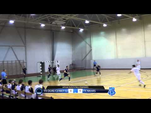 FK OGRE/CERBER 02 - FK NIKARS (0:9) vārtu guvumi (10.12.2013)