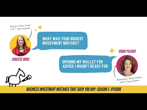 Business Investment Mistakes That Suck You Dry | Coach Pony | S03E03