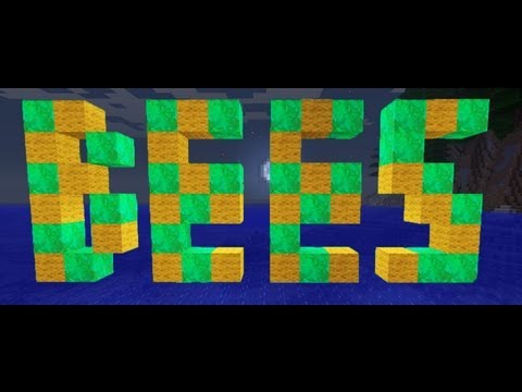 Beekeeping minecraft tutorial: Basic bee breeding!