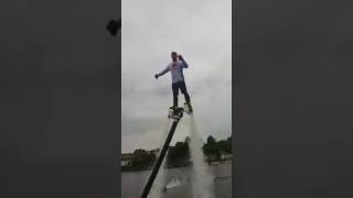 Man Orders Pint of Guinness, Drinks It While Hydro-Boarding Over Water