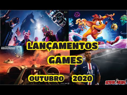 LANÇAMENTOS DE GAMES OUTUBRO 2020 | (PS4/PS5/XONE/XSERIES/SWITCH/STADIA/PC) | ROBIN NEWS