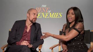 Best Of Enemies interview  Sam Rockwell, Taraji P. Henson