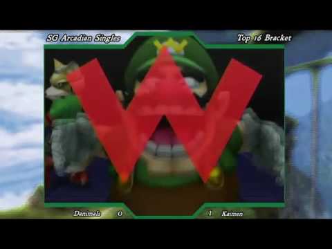 SG Arcadian Singles LR1: Kaimen (Fox) vs Danimals (Wario)