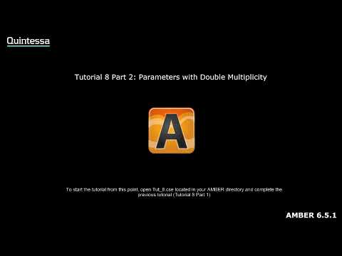 AMBER Tutorial 8 Part 2: Parameters with Double Multiplicity