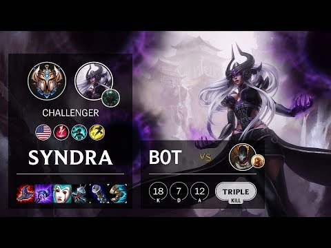 Syndra Bot vs Jhin - NA Challenger Patch 10.10