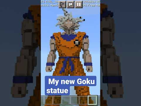 NEW Goku Statue in Minecraft?! You won't believe this!